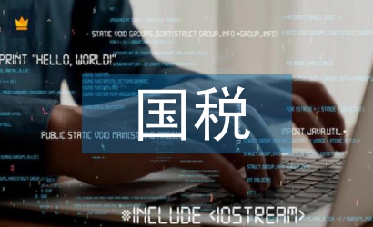 國稅局實習自我總結